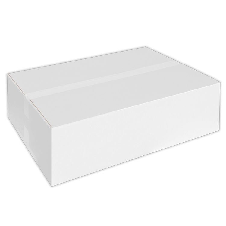 Alternatief nerveus worden Vermenigvuldiging Witte dozen - Witte dozen: 350 x 315 x 132 mm - enkelgolf - wit/bruin